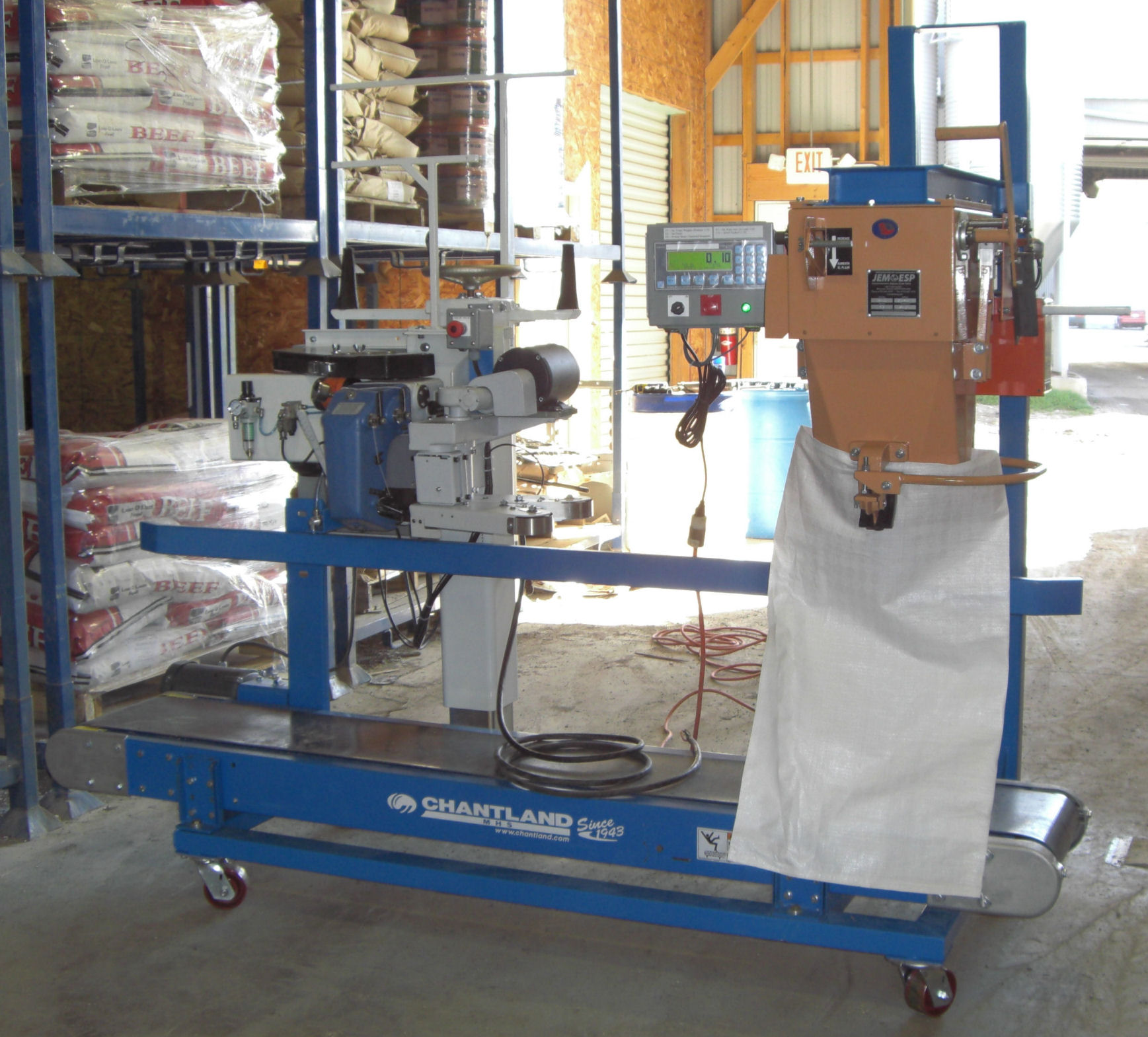 Portable Gross Weigh Bagging Line