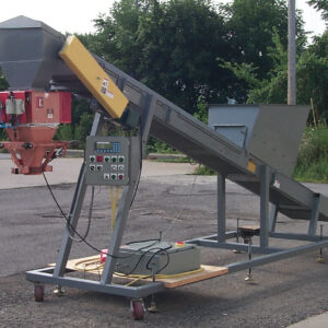 Gross Weigh Bagger With Inclined Belt Feed Conveyor